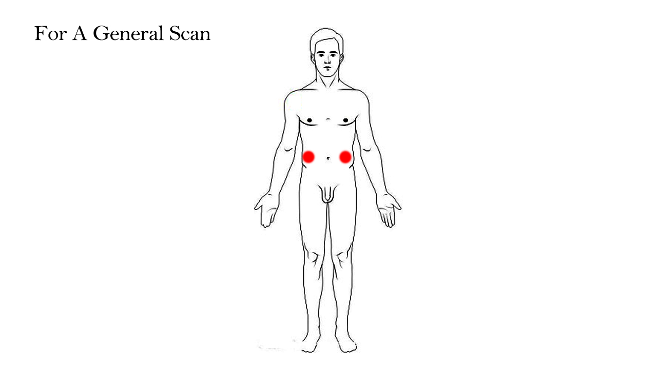 Jak umieścić plastry TENS podczas wykonywania bio-sprzężenia za pomocą GeneratoraX